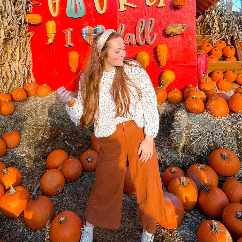 Popcorn Rainbow and Cream Sweater